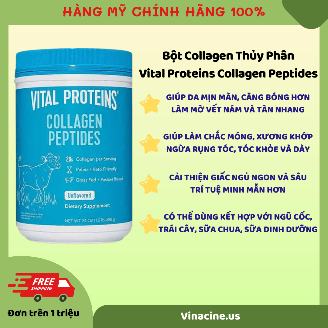 1. Giới Thiệu Về Sữa Vital Proteins Collagen Peptides