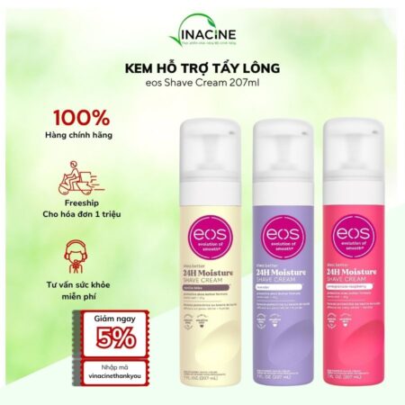 Kem Hỗ Trợ Tẩy Lông EOS Shaving Cream 207ml