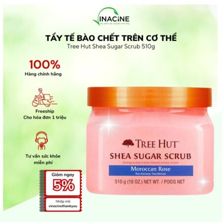 Tẩy Tế Bào Chết Cơ Thể Tree Hut Shea Sugar Scrub 510g