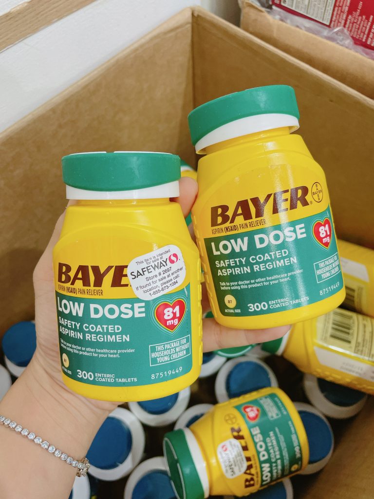 Viên Uống Ngăn Ngừa Nhồi Máu Cơ Tim Bayer Low Dose Aspirin 81mg 300 ...