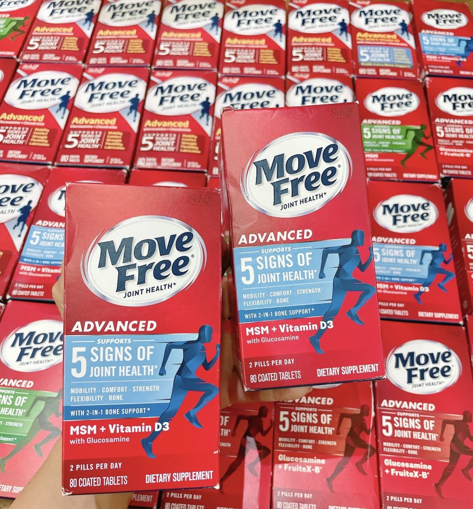 Viên Bổ Khớp Schiff Move Free Advanced MSM + Vitamin D3 80 viên Vinacine