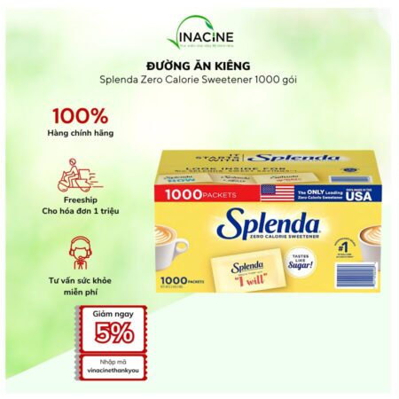 Đường Ăn Kiêng Không Calo Splenda 1000 gói