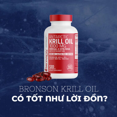 Bronson Krill Oil có tốt không?