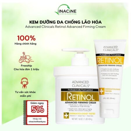 Kem Dưỡng Da Chống Lão Hóa Advanced Clinicals Retinol Advanced Firming Cream