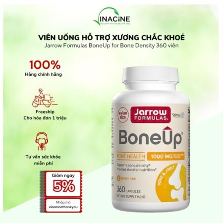 Viên Uống Hỗ Trợ Xương Chắc Khoẻ Jarrow Formulas BoneUp for Bone Density 360 viên