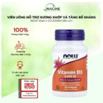 Viên Uống Hỗ Trợ Xương Khớp & Tăng Đề Kháng NOW Foods Vitamin D3 2,000 IU 120 viên