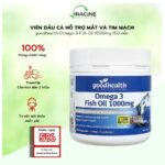 Viên Dầu Cá Hỗ Trợ Mắt và Tim Mạch Goodhealth Omega-3 Fish Oil 1000mg 150 viên