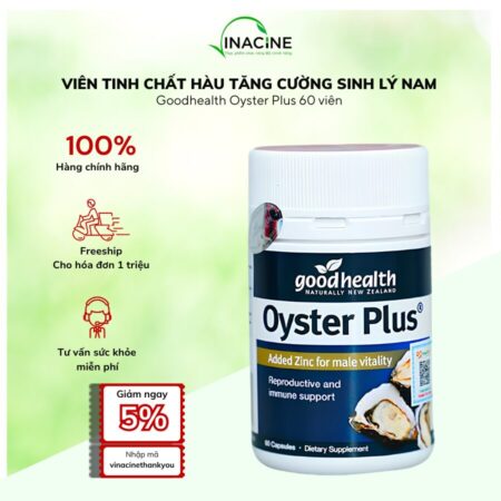 Viên Tinh Chất Hàu Tăng Cường Sinh Lực Nam Goodhealth Oyster Plus 60 Viên
