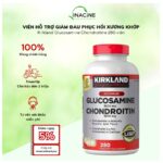 Viên Uống Hỗ Trợ Giảm Đau & Phục Hồi Xương Khớp Kirkland Glucosamine 1500mg & Chondroitin 1200mg 280 viên